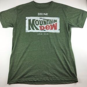 Drink Mountain Dew Logo T Shirt